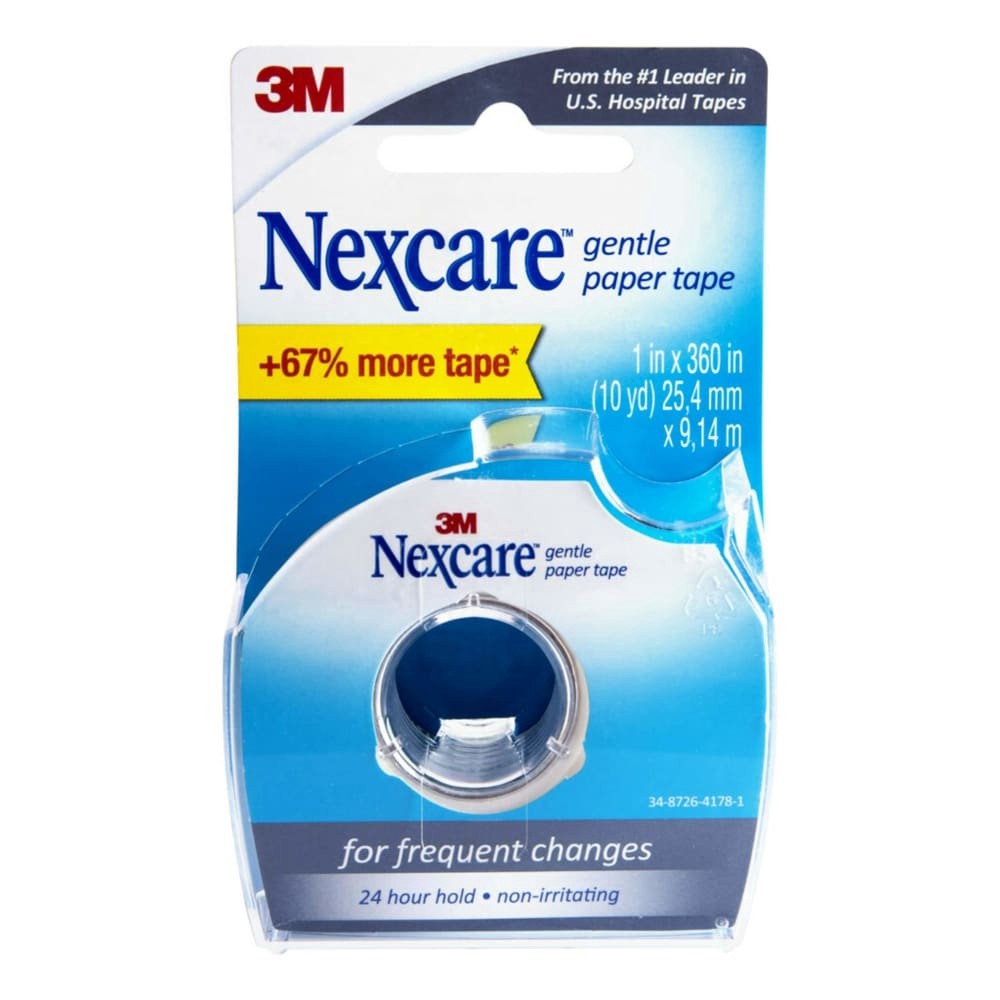slide 2 of 3, 3M Nexcare Flexible Clear First Aid Tape Dispenser, 1 ct