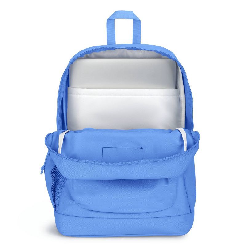 slide 3 of 3, JanSport Cross Town Plus 17" Backpack - Neon Blue, 1 ct