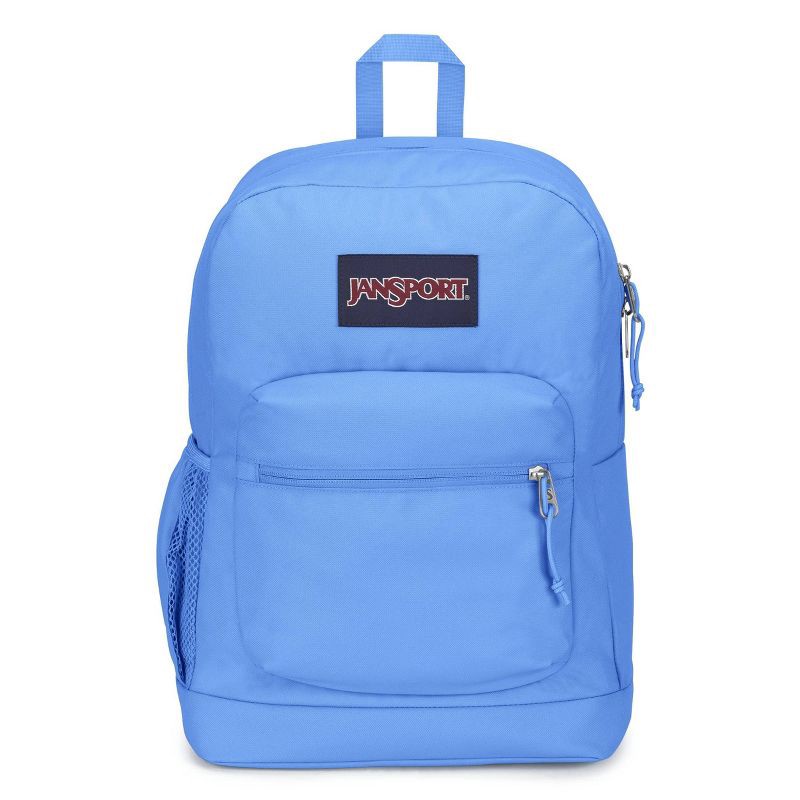 slide 1 of 3, JanSport Cross Town Plus 17" Backpack - Neon Blue, 1 ct