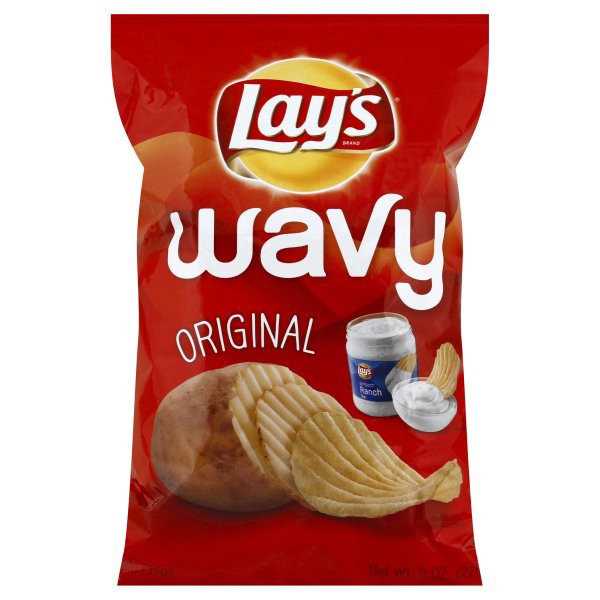 slide 1 of 6, Lay's Wavy Original Potato Chips, 7.75 oz