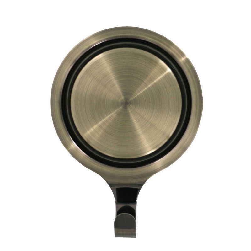 slide 2 of 3, Haute Decor Haute Décor 4.7" Attract Magnetic Christmas Wreath Hanger Antique Brass, 1 ct