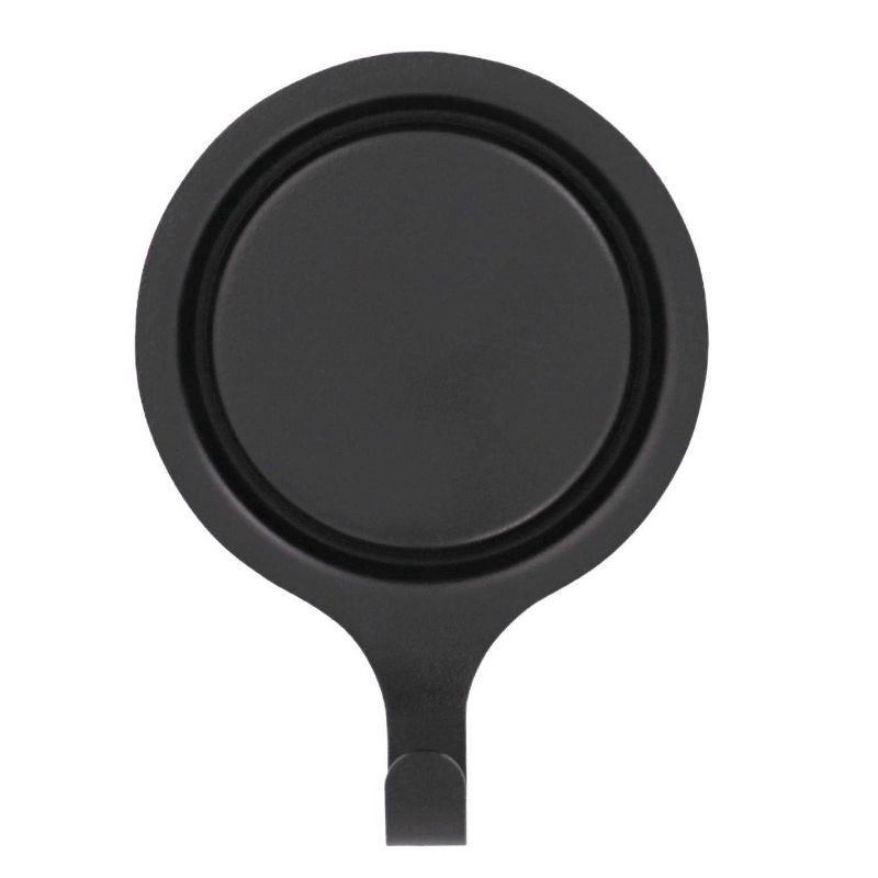 slide 2 of 4, Haute Decor Haute Décor 4.7" Attract Magnetic Christmas Wreath Hanger Matte Black: Weather-Resistant Door Hook, Outdoor Use, 1 ct