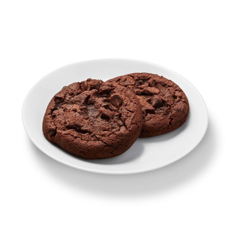 slide 2 of 3, Brownie Chocolate Chip Cookies with Ghirardelli - 6ct/13.5oz - Favorite Day™, 6 ct; 13.5 oz