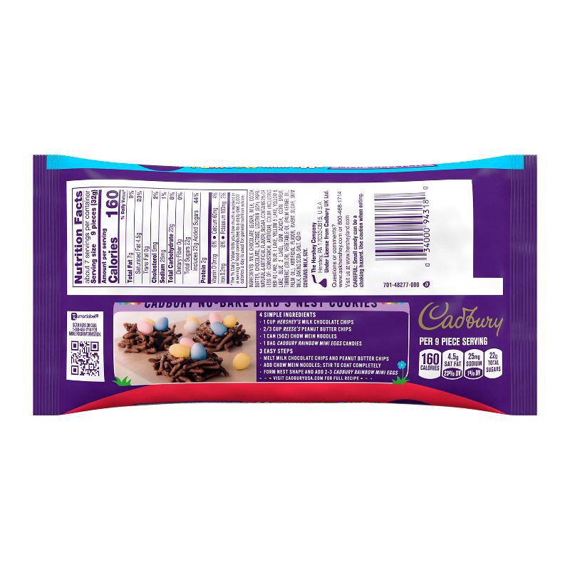 slide 4 of 7, Cadbury Mini Eggs Milk Chocolate Rainbow Easter Candy - 8oz, 8 oz
