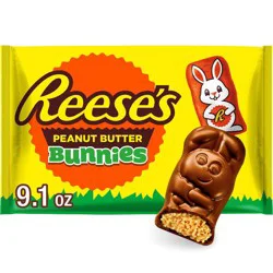 Reese's Milk Chocolate Peanut Butter Crème Bunnies Easter Candy - 9.1oz
