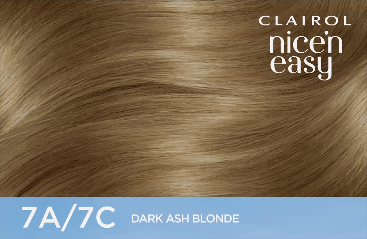 slide 7 of 12, Nice'n Easy Clairol Nice 'N Easy Permanent Hair Dye 7C Dark Cool Blonde, 1 ea