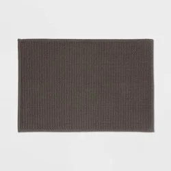 20"x30" Performance Plus Bath Rug Solid Dark Gray - Threshold™