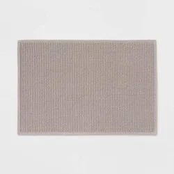 20"x30" Performance Plus Bath Rug Solid Light Gray - Threshold™