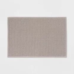 20"x30" Performance Plus Bath Rug Solid Light Gray - Threshold™