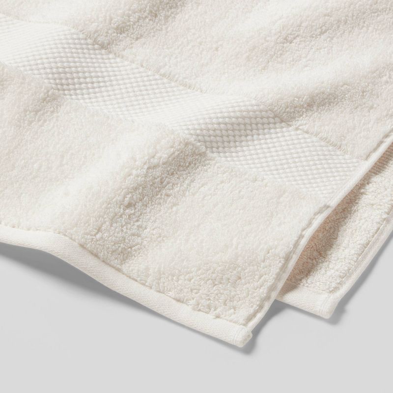 slide 3 of 5, Performance Plus Bath Towel Cream - Threshold™: Heavyweight Cotton, Fade-Resistant, OEKO-TEX Certified, 1 ct
