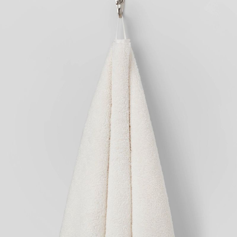 slide 5 of 5, Performance Plus Bath Towel Cream - Threshold™: Heavyweight Cotton, Fade-Resistant, OEKO-TEX Certified, 1 ct