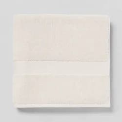 Performance Plus Bath Towel Cream - Threshold™: Heavyweight Cotton, Fade-Resistant, OEKO-TEX Certified