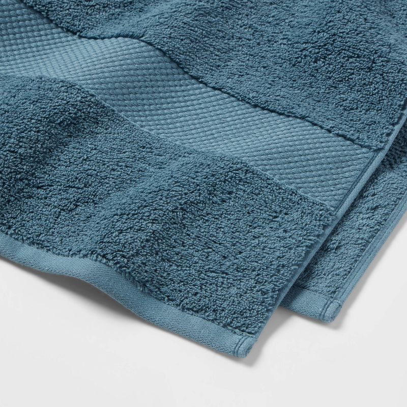 slide 3 of 5, Performance Plus Bath Towel Turquoise - Threshold™: Heavyweight Cotton, Fade-Resistant, OEKO-TEX Certified, 1 ct