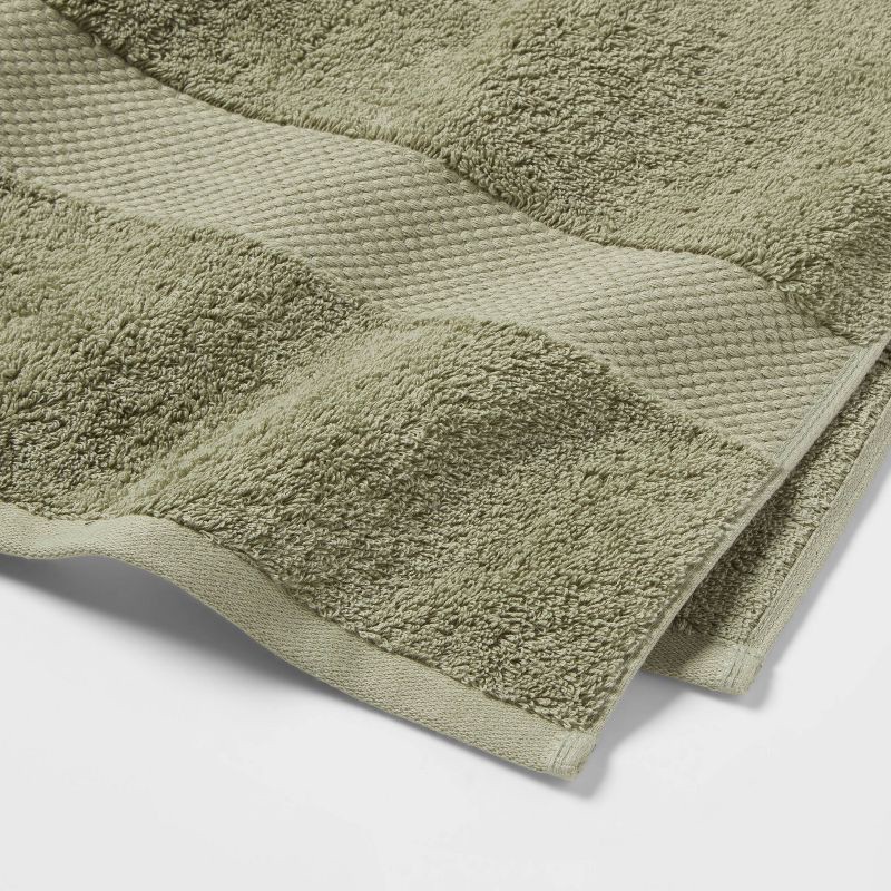 slide 3 of 5, Performance Plus Bath Towel Light Green - Threshold™: Heavyweight Cotton, Fade-Resistant, OEKO-TEX Certified, 1 ct