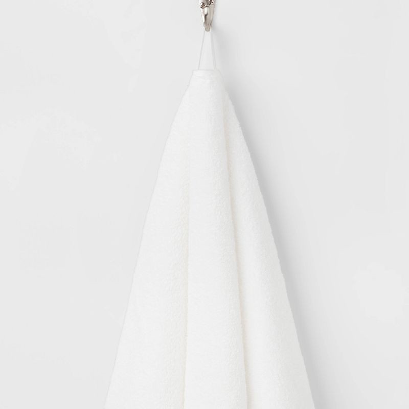 slide 5 of 5, Performance Plus Bath Towel White - Threshold™: Heavyweight Cotton, Fade-Resistant, OEKO-TEX Certified, 1 ct