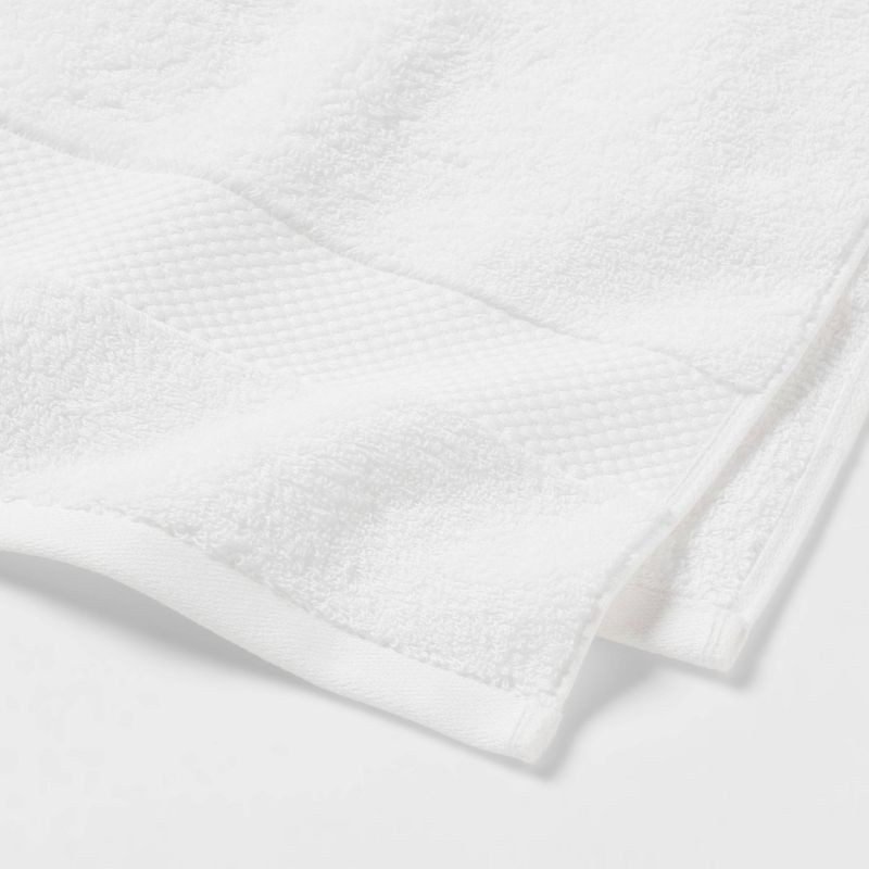 slide 3 of 5, Performance Plus Hand Towel White - Threshold™: 100% Cotton, Fade-Resistant, Terry Fabric, OEKO-TEX Certified, 1 ct