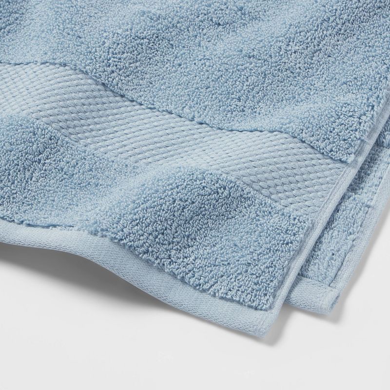 slide 3 of 5, Performance Plus Hand Towel Light Blue - Threshold™: 100% Cotton, Fade-Resistant, Terry Fabric, OEKO-TEX Certified, 1 ct