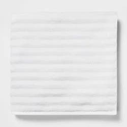Performance Plus Oversized Bath Towel White - Threshold™: Heavyweight Cotton Blend, Fade-Resistant, Quick-Dry
