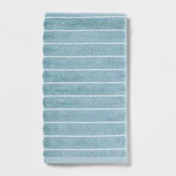 Performance Plus Hand Towel Aqua Striped - Threshold™
