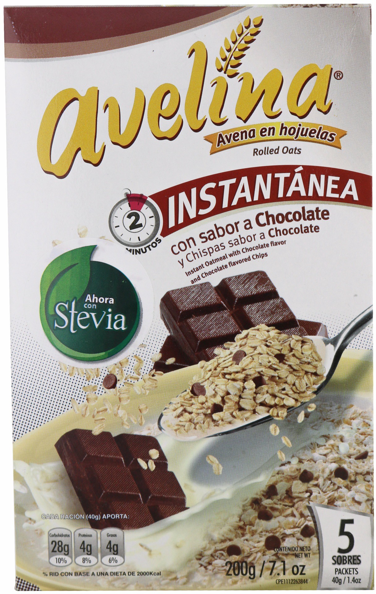slide 1 of 1, Avelina Avena De Chocolate, 200 gram