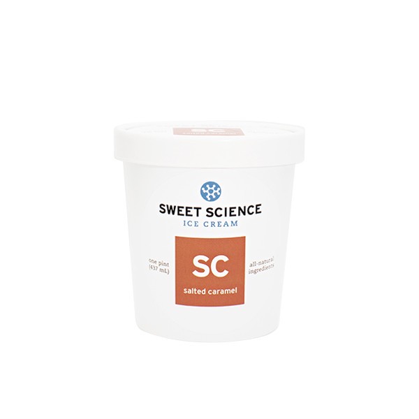 slide 1 of 1, Sweet Science Salted Caramel Ic, 16 oz