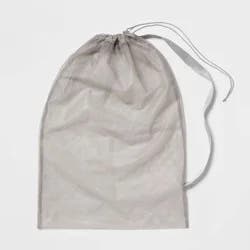 Mesh Laundry Bag Gray - Brightroom™: Polyester Dirty Clothes Travel Bag, Lingerie & Sorting, 36"x24"
