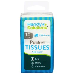 Handy Solutions 3-Ply Tissues 10 ea