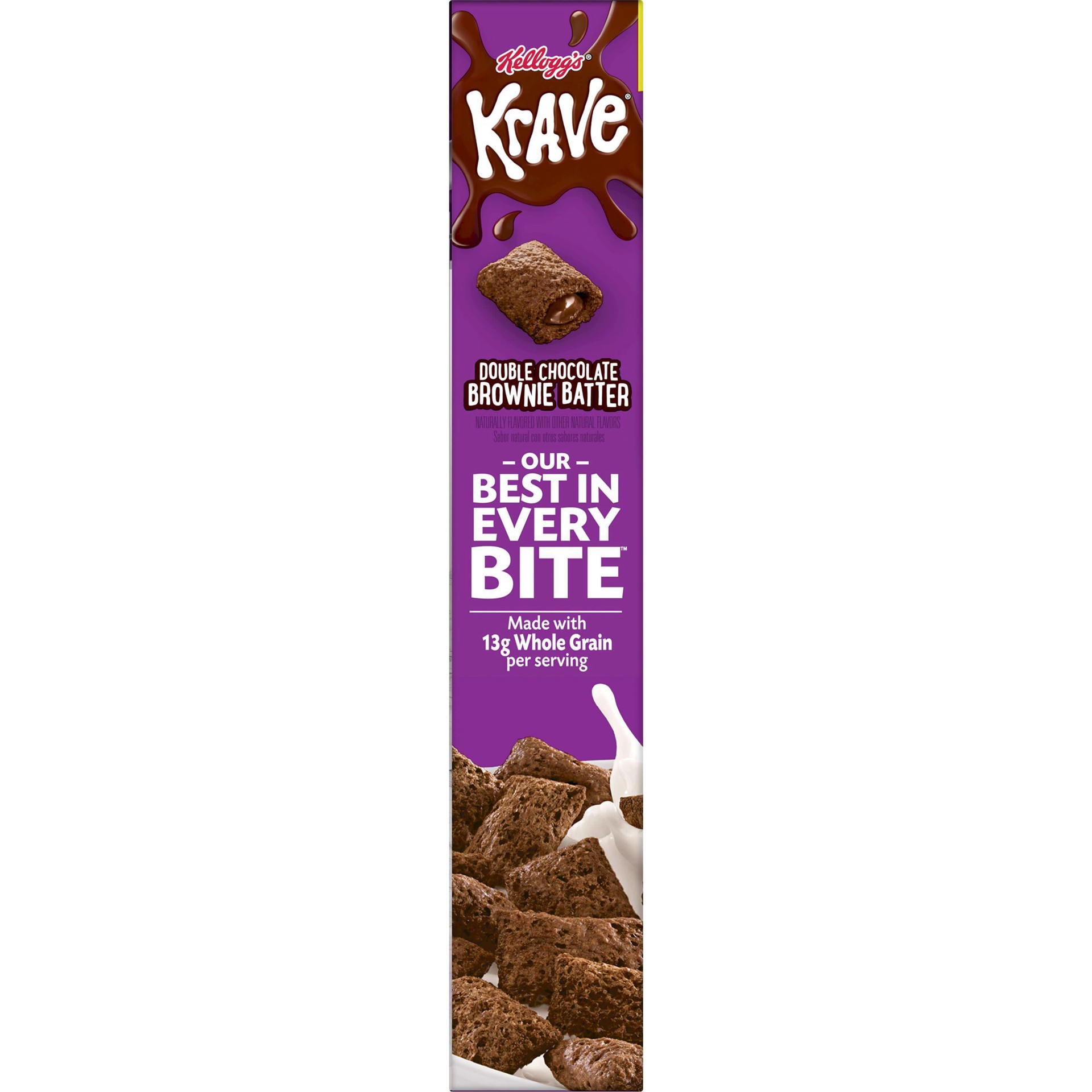 slide 6 of 7, Krave Brownie Batter Cereal - 16oz - Kellogg's, 16 oz