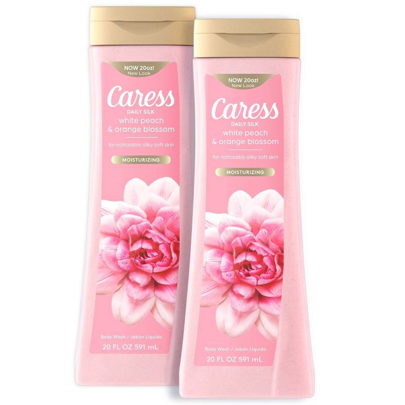 Caress Body Wash for Women, Daily Silk White Peach & Orange Blossom, Shower  Gel Body Wash Moisturizing for Noticeably Silky, Soft Skin, 20 fl oz, 4