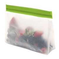slide 7 of 13, Kolorae Stand-Up Reusable Food Storage Bags, Set of 2, Medium, 1 ct