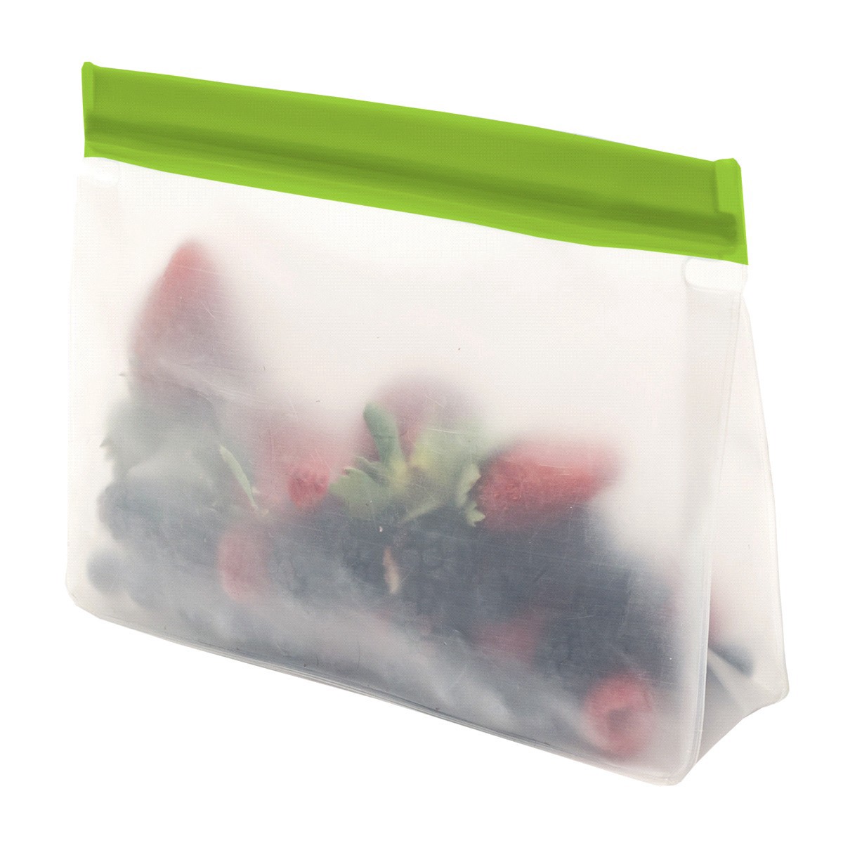 slide 9 of 13, Kolorae Stand-Up Reusable Food Storage Bags, Set of 2, Medium, 1 ct