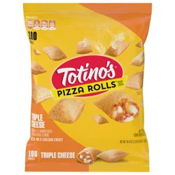 Totino''s Pizza Rolls, Triple Cheese Flavored, Frozen Snacks, 100 Ct, 48.8 oz