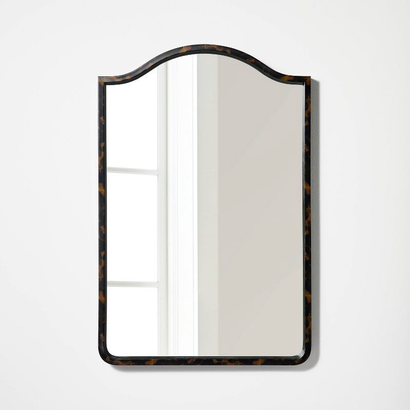 slide 1 of 3, Threshold designed w/Studio McGee 20" x 30" Tortoise Shell Wall Mirror - Threshold designed with Studio McGee, 1 ct