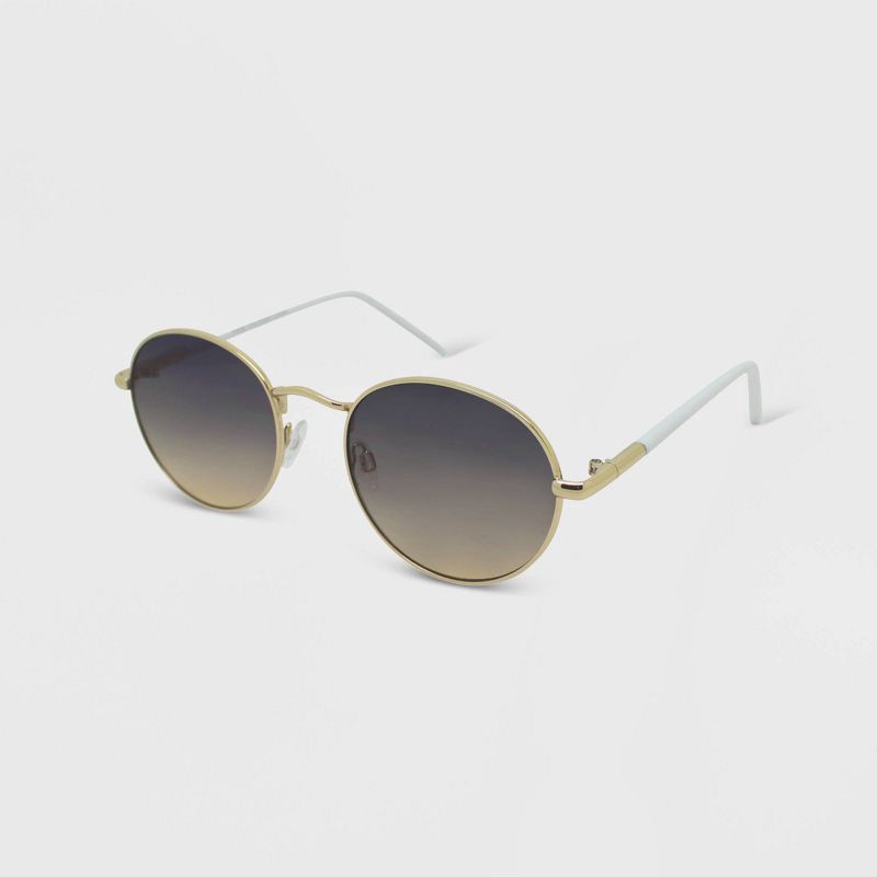 Women's Metal Aviator Sunglasses - Wild Fable™ Gold