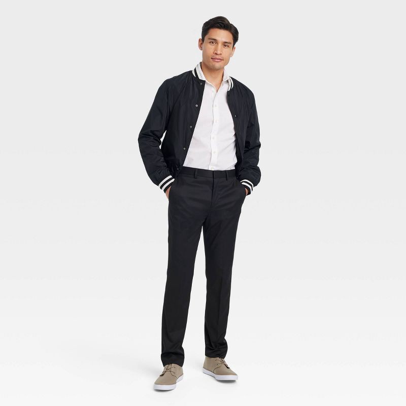 slide 3 of 3, Men's Performance Long Sleeve Button-Down Dress Shirt - Goodfellow & Co™ White XL: Standard Fit, 1 ct