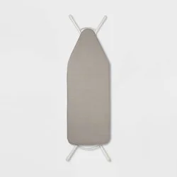 Wide Ironing Board Cover Gray - Room Essentials™: Scorch-Resistant, Cotton & Polyester, 50"x19.5"