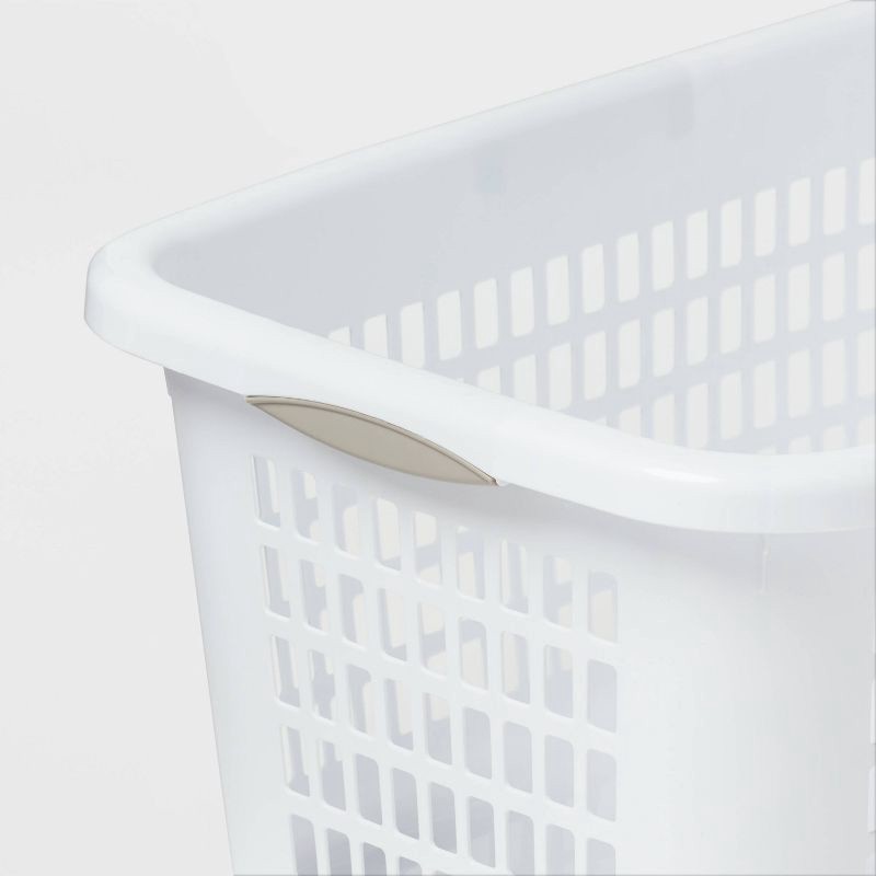 slide 3 of 7, 2bu Laundry Basket White - Brightroom™, 1 ct