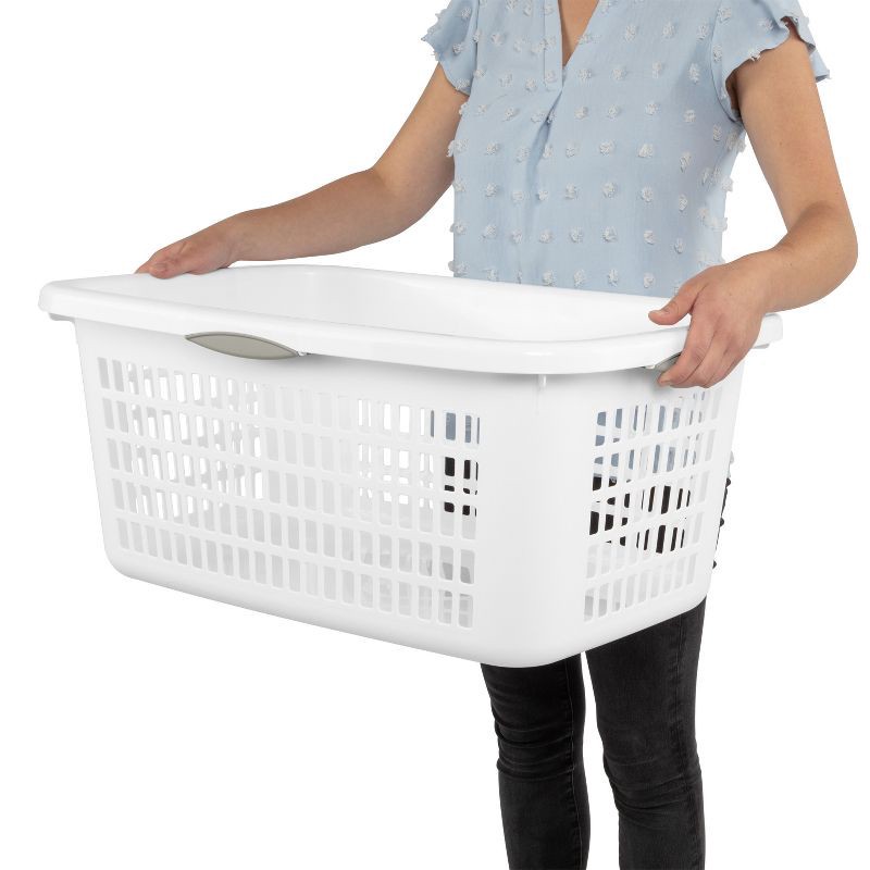 slide 6 of 7, 2bu Laundry Basket White - Brightroom™, 1 ct