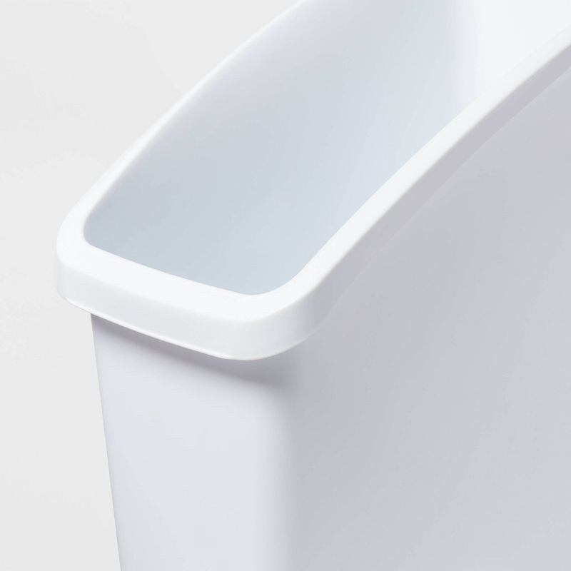 slide 3 of 8, Under Sink Waste and Sorting Can - Brightroom™: Compact Kitchen Trash Can, 5.8 Gallon, White, Textured Finish, 5.8 gal