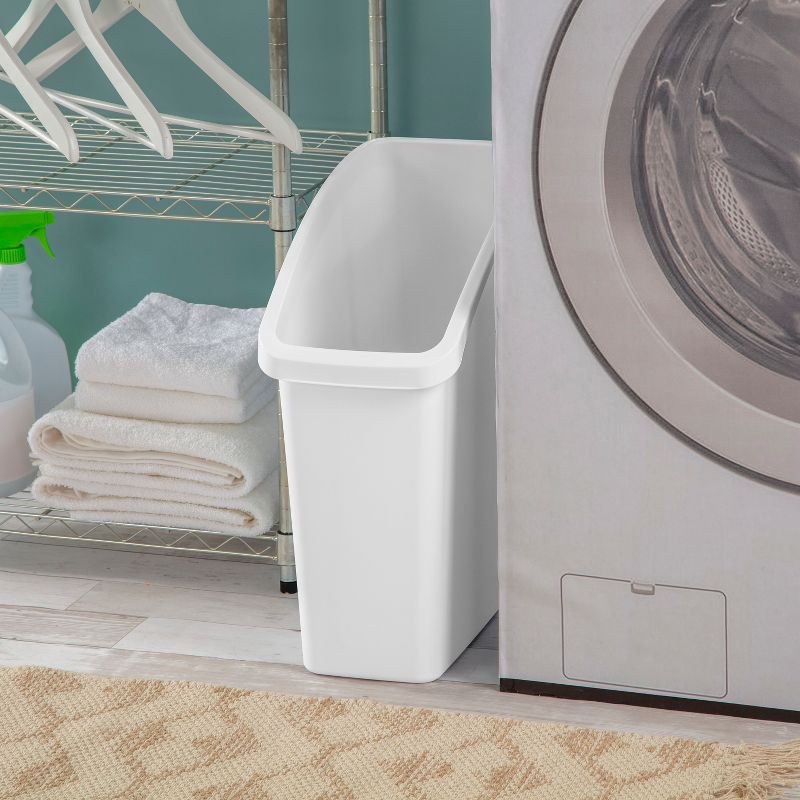 slide 4 of 8, Under Sink Waste and Sorting Can - Brightroom™: Compact Kitchen Trash Can, 5.8 Gallon, White, Textured Finish, 5.8 gal