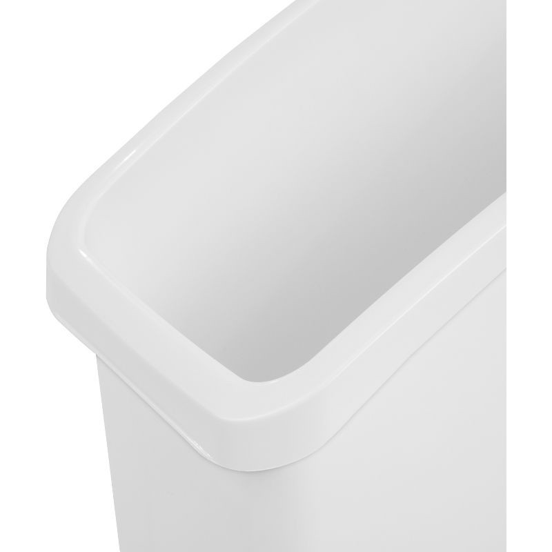 slide 6 of 8, Under Sink Waste and Sorting Can - Brightroom™: Compact Kitchen Trash Can, 5.8 Gallon, White, Textured Finish, 5.8 gal