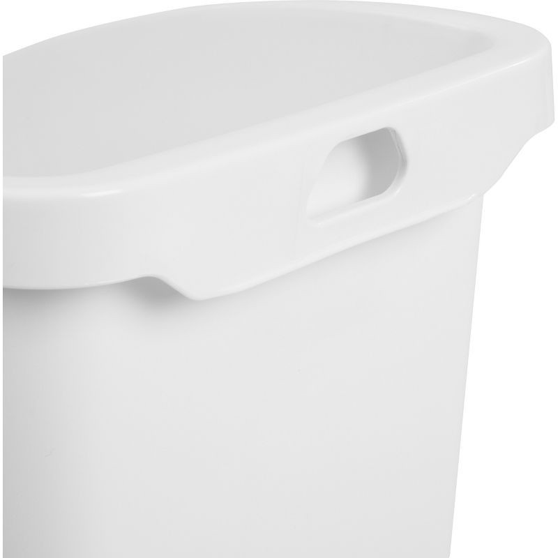 slide 7 of 8, Under Sink Waste and Sorting Can - Brightroom™: Compact Kitchen Trash Can, 5.8 Gallon, White, Textured Finish, 5.8 gal