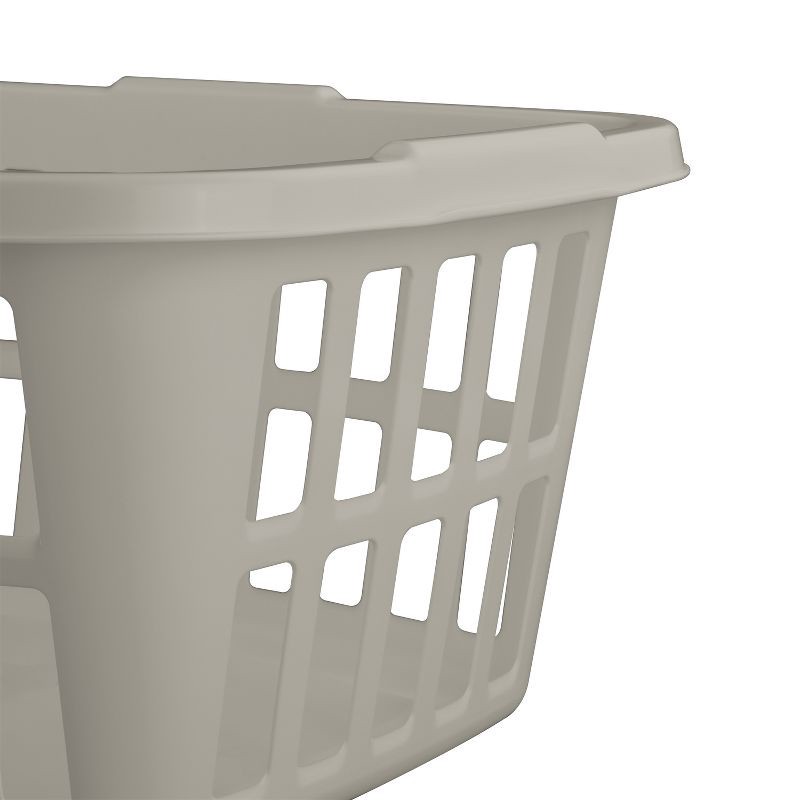 slide 5 of 6, 1.5bu Laundry Basket Gray - Brightroom™, 1 ct