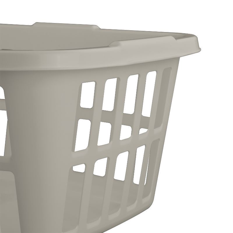slide 5 of 5, 1.5bu Laundry Basket Gray - Brightroom™, 1 ct