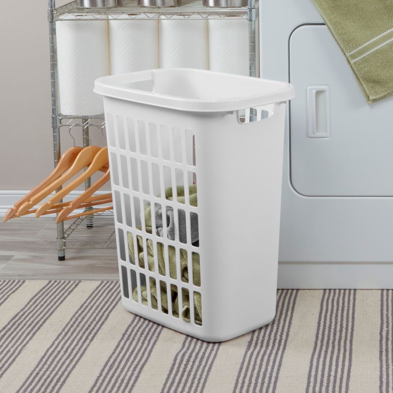 slide 3 of 3, 1.8bu Open Hamper White - Brightroom, 1 ct