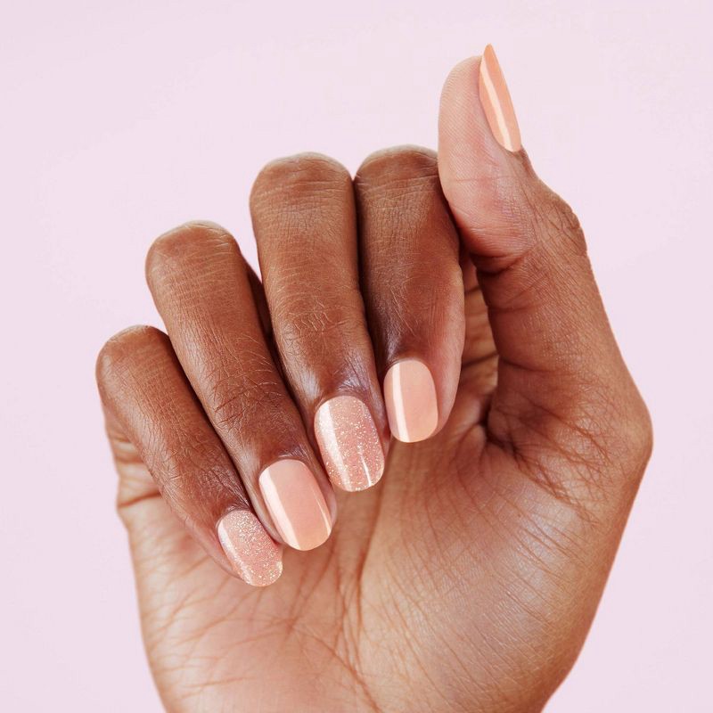 slide 3 of 3, Dashing Diva Glaze Semi-Cured Gel Nail Polish Strips - Velvet Blush - 32ct, 32 ct