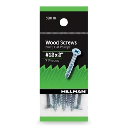 Hillman Phillips Wood Screw 12 x 2