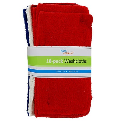 slide 1 of 1, Kitchen Trends Washcloths, 18 ct