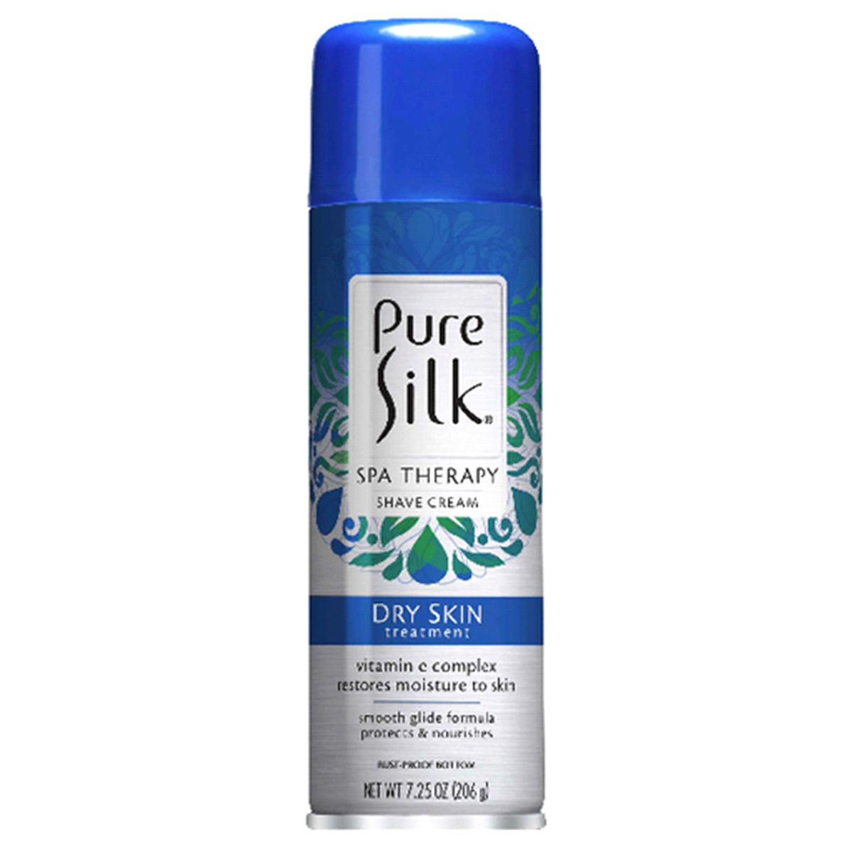 slide 1 of 1, Pure Silk Dry Skin Spa Therapy Shave Cream, 7.25 oz