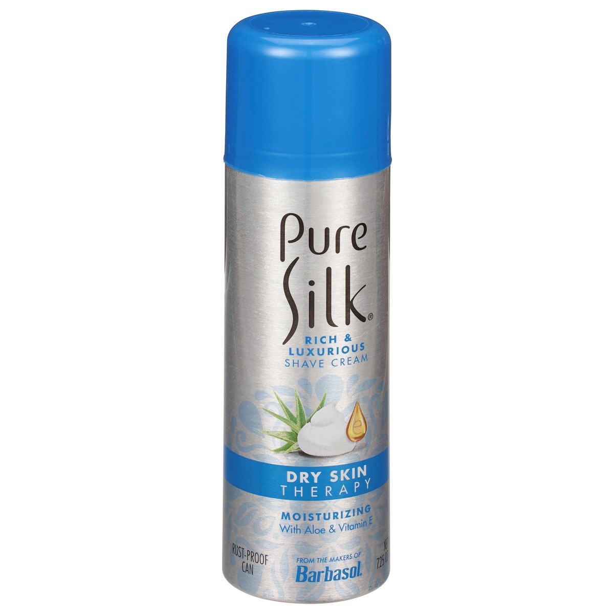 slide 14 of 14, Pure Silk Dry Skin Therapy Rich & Luxurious Shaving Cream 7.25 oz, 7.25 oz
